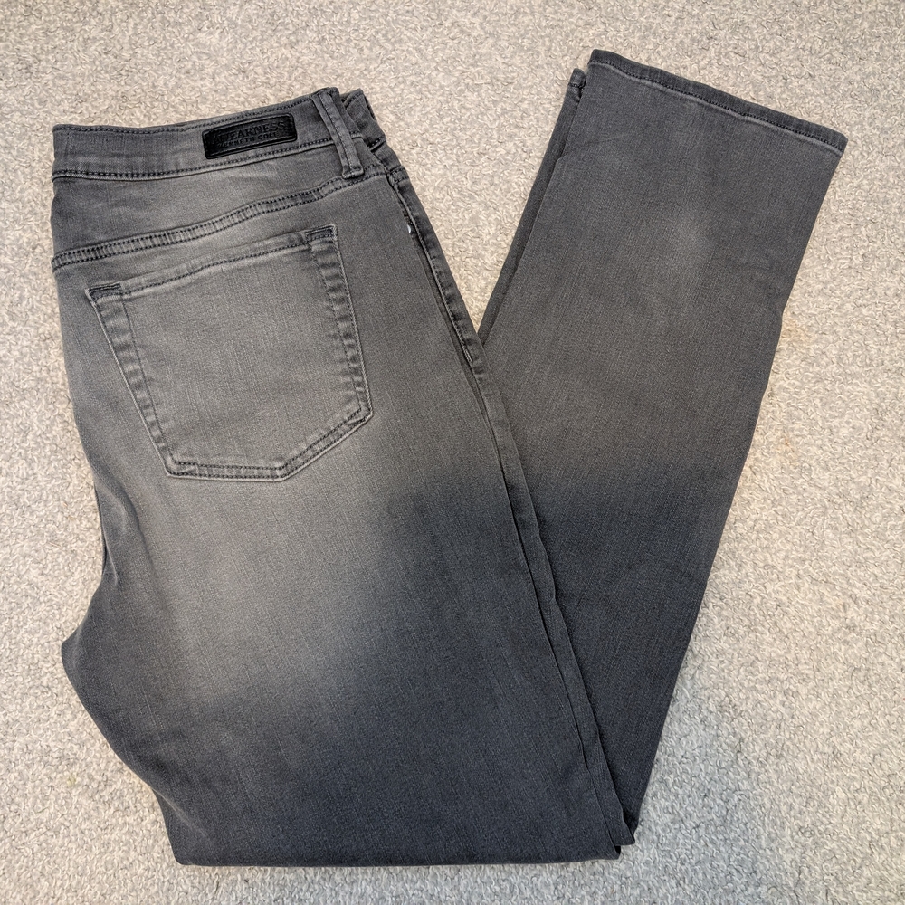Kenneth Cole Charcoal Straight Men's Jeans - Picture 3 of 9